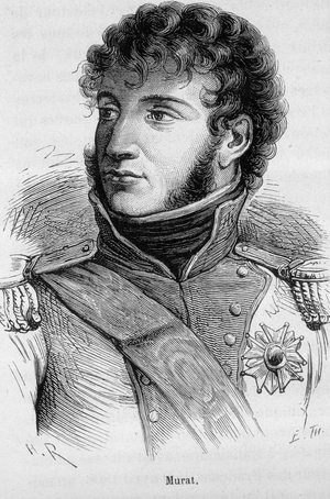 Portrait of Joachim Murat (1767 - 1815) - in “” L'Histoire de France”” by Henri Martin, 19th century.