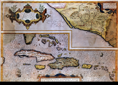 Geographic map of Central America - 17th or 18th century - Museum of America, Madrid