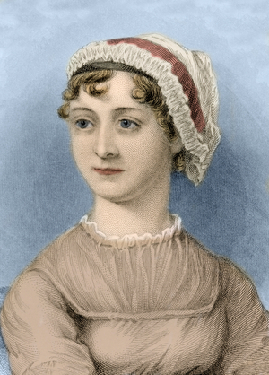 Portrait of the English writer Jane Austen (painting) (painting)