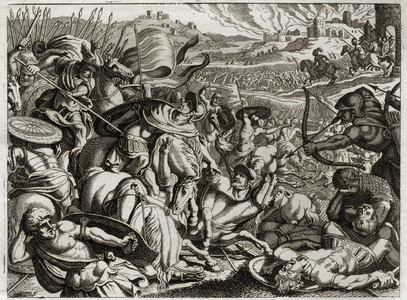 Illustration for the Royaumont Bible, 1811 (engraving)