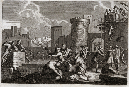 Illustration for the Royaumont Bible, 1811 (engraving)
