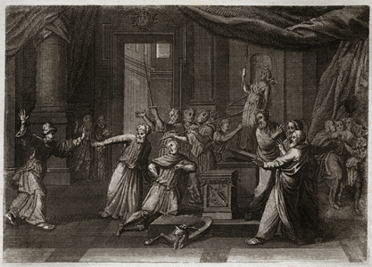 Illustration for the Royaumont Bible, 1811 (engraving)