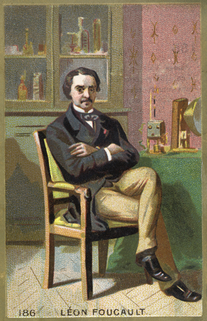 Portrait of Léon Foucault (1819-1868), French physicist.