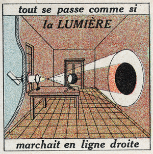 Light Propagation: Everything happens as if the light was running in a straight line. 1925 (print)