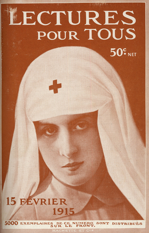 First World War: Portrait of a Red Cross Nurse, 1915 (print)