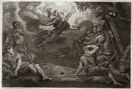 Illustration for the Royaumont Bible, 1811 (engraving)