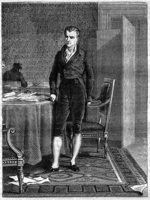 Portrait of EMMERICH JOSEPH, Duke of DALBERG French-German statesman (1773-1833) - Portrait of Emmerich Joseph Duke of Dalberg (1773-1833) German diplomat, and French politician - in “Histoire de l'empire suite à l'histoire du consulate” by Adolphe Thiers - 1879 - private collection