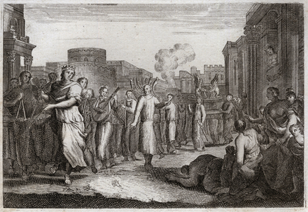 Illustration for the Royaumont Bible, 1811 (engraving)