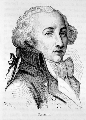 Portrait of Cormatin, one of the chefs of the chouannerie (1750-1812) - in “” L'Histoire de France”” by Henri Martin, 19th century.