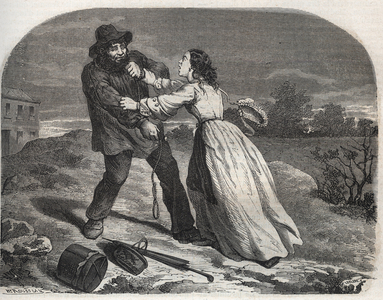 The assassin of the good Martin Dumollard (1810-1862) serial killer of the 19th century, in the Ain