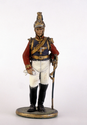 Lead soldier the Musketeer during the restoration under Louis XVIII.