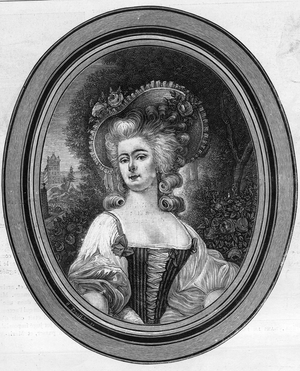 Madame Dugazon, French singer.