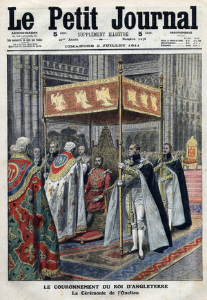 Coronation of King George V of England at Westminster Abbey on June 22, 1911