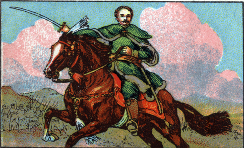 Portrait of the King of Poland John III Sobieski, 1936 (chromo)