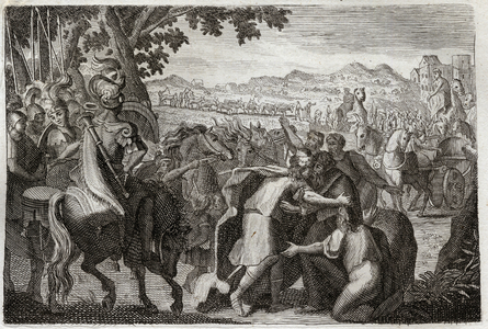 Illustration for the Royaumont Bible, 1811 (engraving)