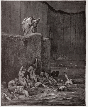 The Divine Comedy, Inferno, Canto 18: Paramours and flatterers in the eighth circle - by Dante Alighieri, 1885
