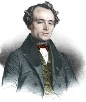 Portrait of Jean Baptiste (Jean-Baptiste) Andre Dumas (1800-1884) French chemist.