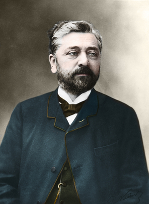 Portrait of Gustav Eiffel (1823-1923) French engineer (photo)