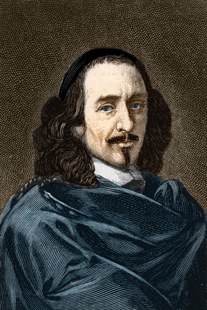 Portrait of Pierre Corneille (1606 - 1684), French dramatic poet.