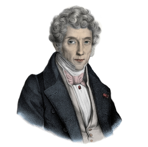 Portrait of the Italian composer Luigi Cherubini (print)