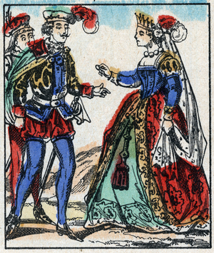 Illustration of the tale "Les Aventures de Grand Flandrin" fine 19e siecle (print)