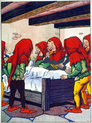 The Seven Dwarves at the Bedside of Snow White (print)