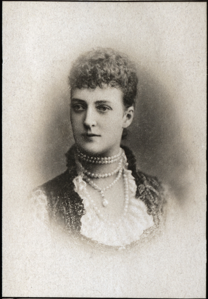 Portrait of Alexandra of Denmark (1844-1925), Queen consort of the United Kingdom. 