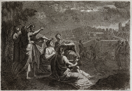 Illustration for the Royaumont Bible, 1811 (engraving)