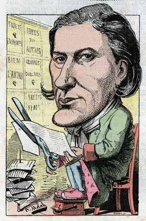 Portrait of Victorian Sardou (1831-1908), French playwright