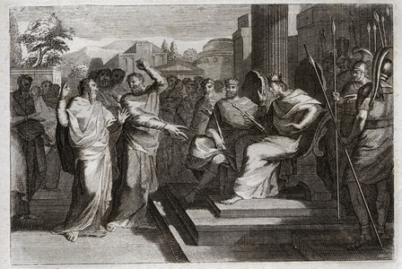 Illustration for the Royaumont Bible, 1811 (engraving)