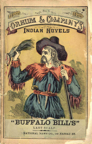 Cover of the book "Ornum & Company's - Buffalo Bill's Last Scalp”, early 20th century