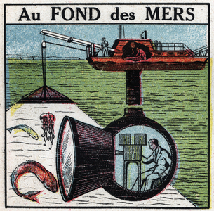 Cinematographer: shooting a film at the bottom of the seas. 1925 (print)