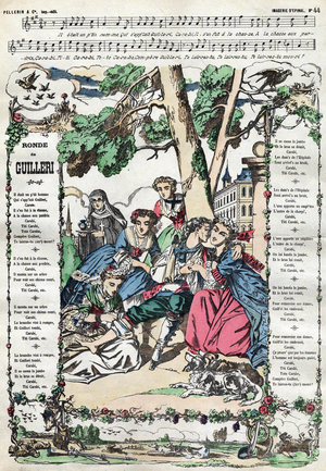 la ronde de Guilleri, 19th century (print)