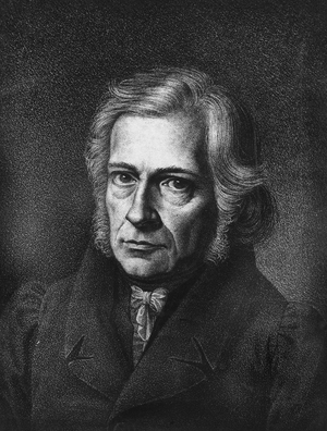 portrait of Friedrich Daniel Ernst Schleiermacher. German philosopher and theologian (b at Breslau, 1768 in Berlin, 1834)