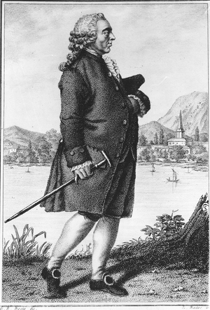 Portrait of Charles Bonnet Swiss naturalist and philosopher