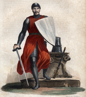 Portrait of Robert IV the Strong (Rutpert) (c. 815-866), Count of Orleans.