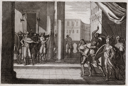 Illustration for the Royaumont Bible, 1811 (engraving)