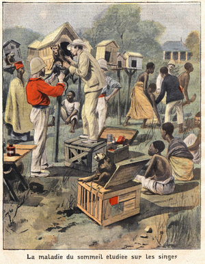 Congo 1907, a French mission to Congo to study ways to combat sleep sickness.” The Illustrated Cross”, 1907.