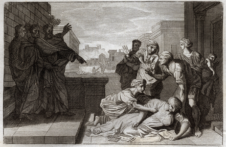 Illustration for the Royaumont Bible, 1811 (engraving)