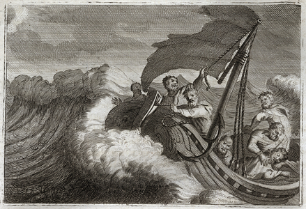 Illustration for the Royaumont Bible, 1811 (engraving)