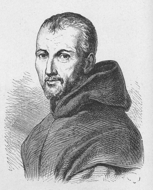 Marin Mersenne (1588-1648) french abbot, c.1899 (engraving)