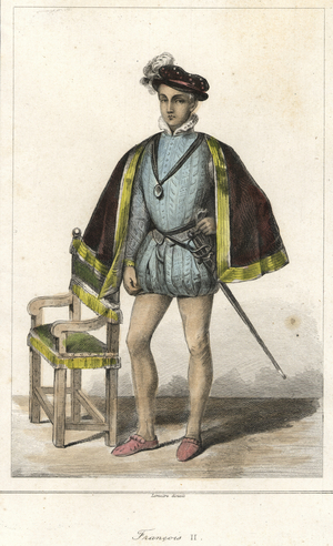 Portrait of Francois II (1544 - 1560), King of France.