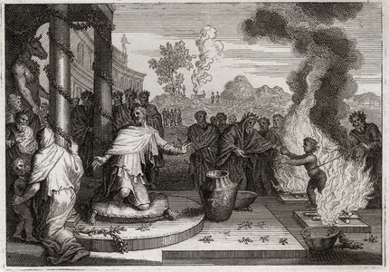 Illustration for the Royaumont Bible, 1811 (engraving)