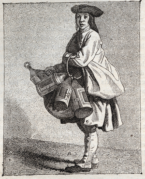 Le marchand de lanternes - Pepetit metier de Paris - byEdme Bouchardon