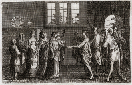 Illustration for the Royaumont Bible, 1811 (engraving)