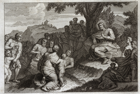Illustration for the Royaumont Bible, 1811 (engraving)