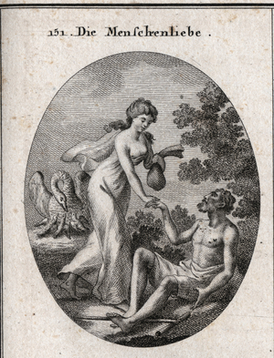 Illustration for Iconology or ideas from the sphere of passions and allegories, Vienna 1801 (engraving)