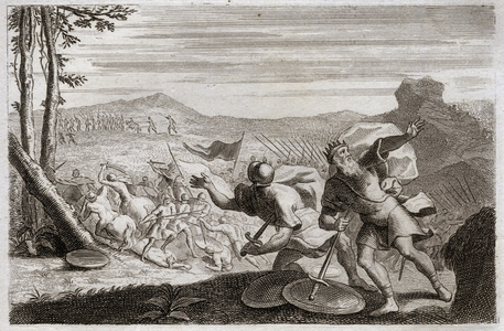 Illustration for the Royaumont Bible, 1811 (engraving)