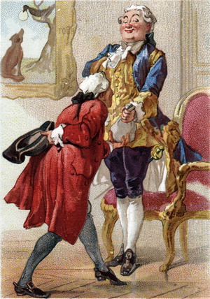 The Raven and the Fox: Fable by Jean de La Fontaine, 19th century (chromo)