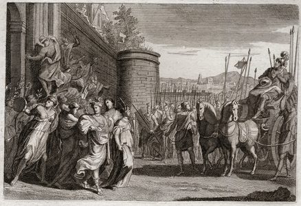Illustration for the Royaumont Bible, 1811 (engraving)